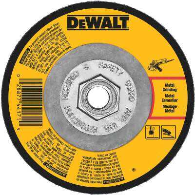 DEWALT HP Type 27 4-1/2 In. x 1/8 In. x 5/8 In.-11 Metal Grinding Cut-Off Wheel