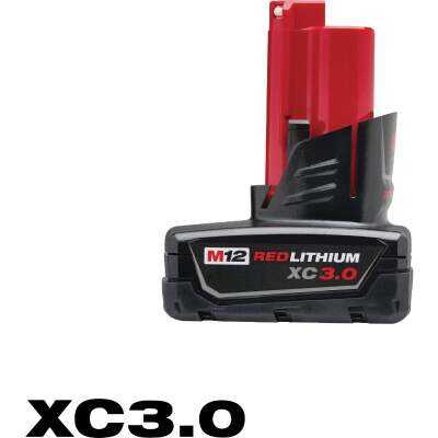 Milwaukee M12 REDLITHIUM Lithium-Ion 3.0 Ah Extended Capacity Battery Pack