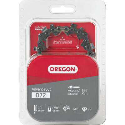 Oregon D72 AdvanceCut Chainsaw Chain for 20 in. Bar -72 Drive Links  fits Husqvarna, Stihl, Dolmar, Jonsered and more