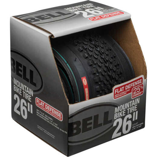 Bell 26 In. Traction Mountain Bike Tire with Flat Defense